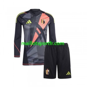 Maillot de Foot Belgique Gardien Enfant Domicile UEFA Euro 2024 ML